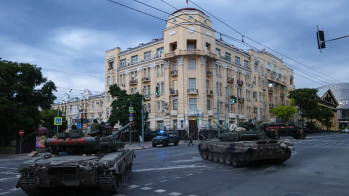 The Wagner group at Russian forces’ HQ in Rostov-on-Don