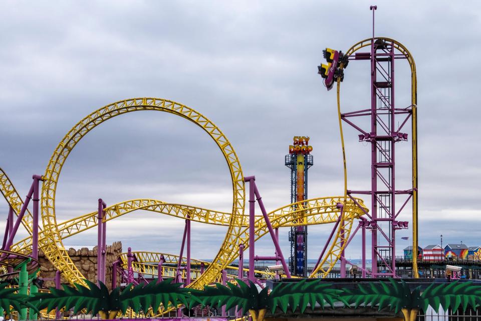 Rage is the park's most popular ride and inspired Thorpe Park's Saw