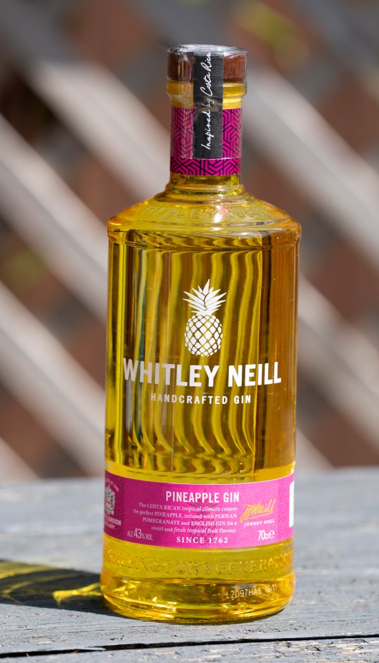 Whitley Neill Pineapple shines through and leaves a lovely aftertaste and scored top marks