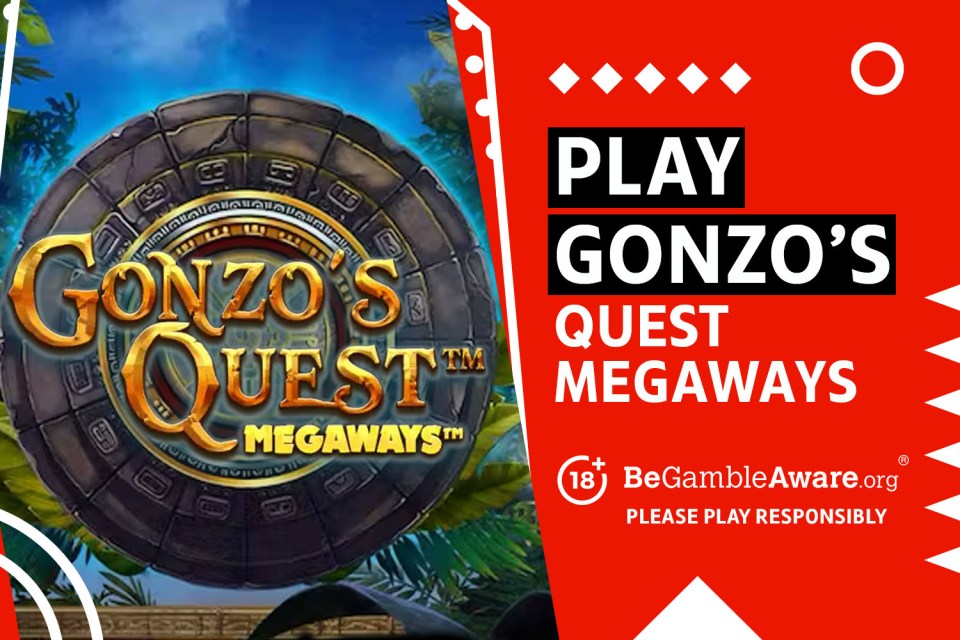 Play Gonzo's Quest Megaways. 18+ BeGambleAware.org Please play responsibly.