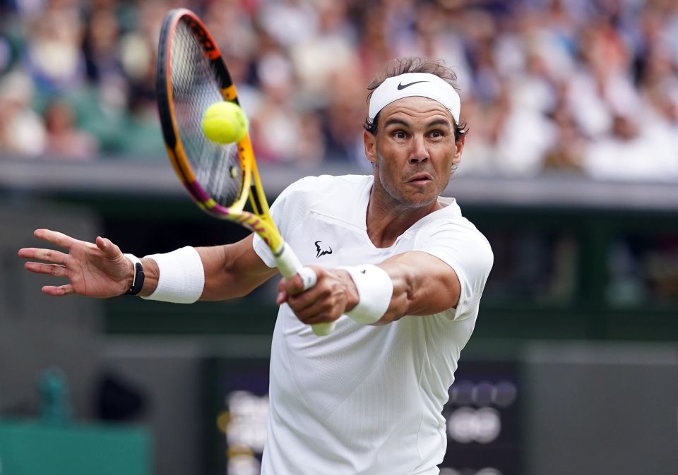 Two-time Wimbledon champion Rafael Nadal reached last year's semi-finals before having to withdraw through injury