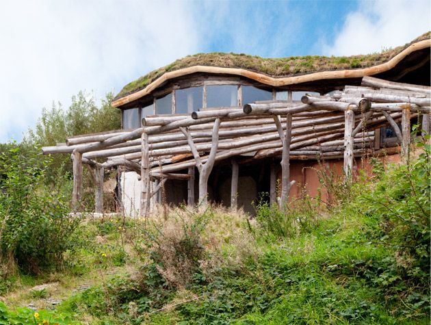 The couple began the project in the Lammas eco village in Pembrokeshire