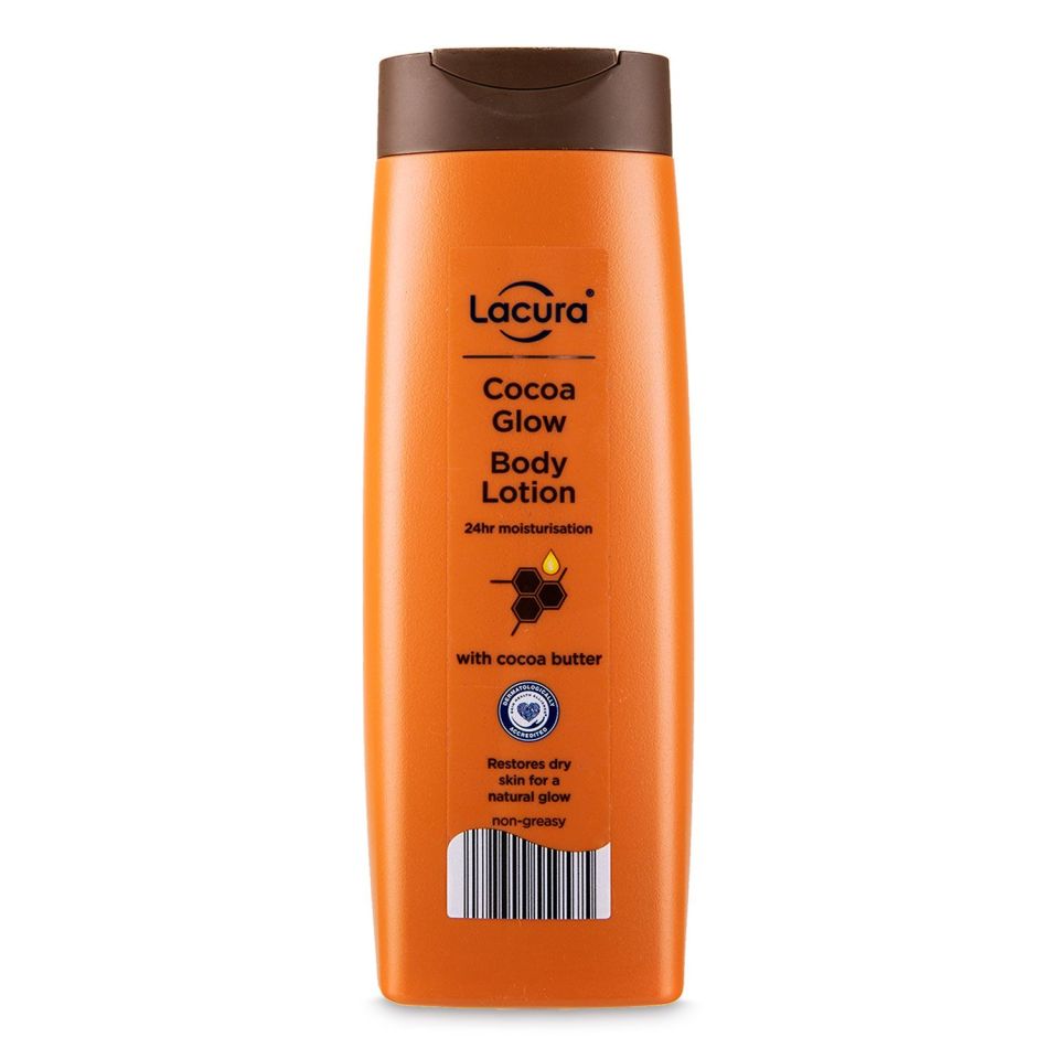 Aldi’s Lacura cocoa glow lotion, 99p