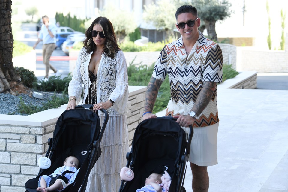 Amy and Billy stepped out in Cyprus for some TOWIE filming