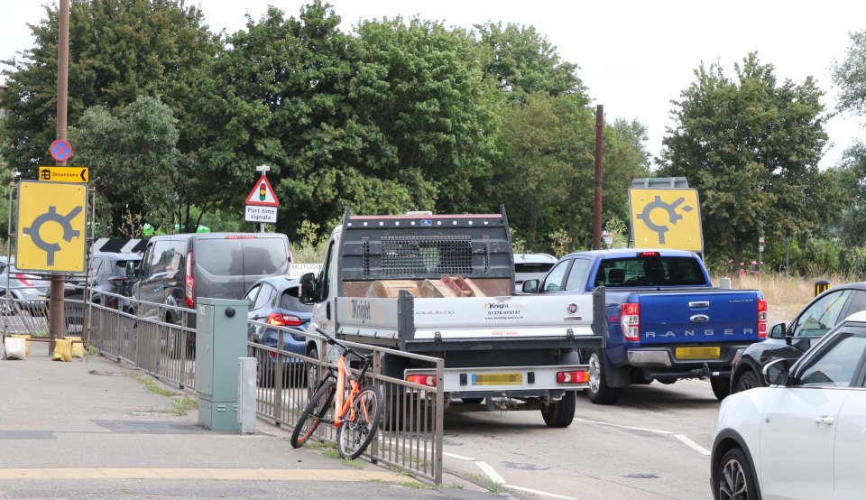 Drivers also struggle to navigate the many exits and entrances