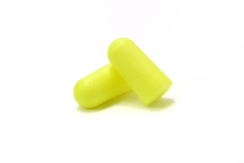 You can also pop some earplugs in to help you sleep