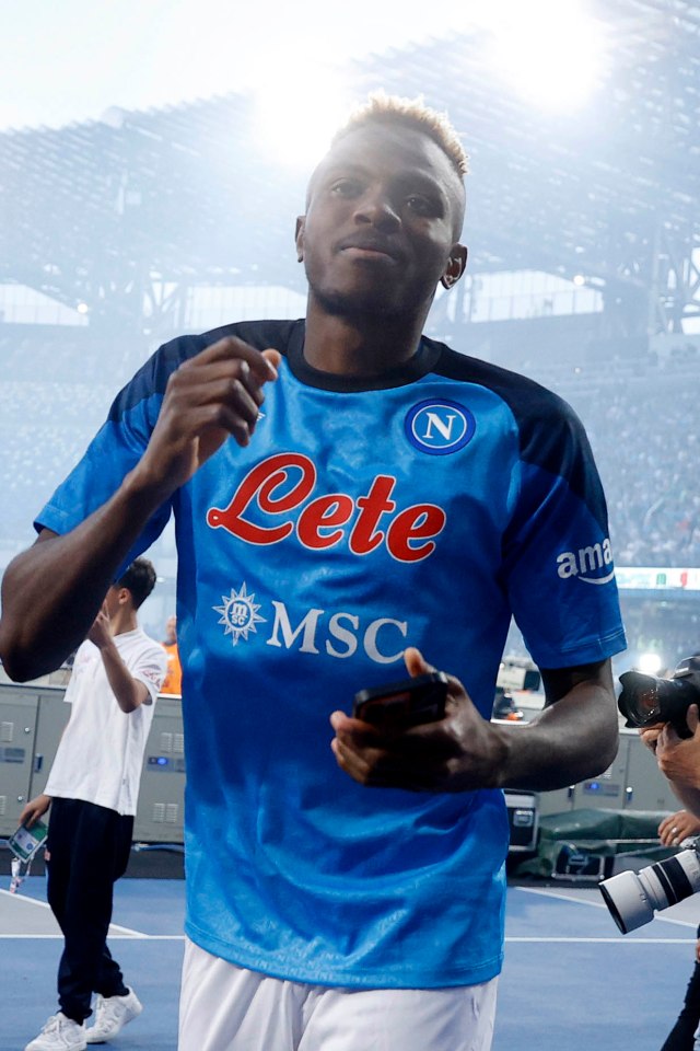 But Osimhen's agent is in talks with Napoli over a new deal at the Diego Armando Maradona Stadium