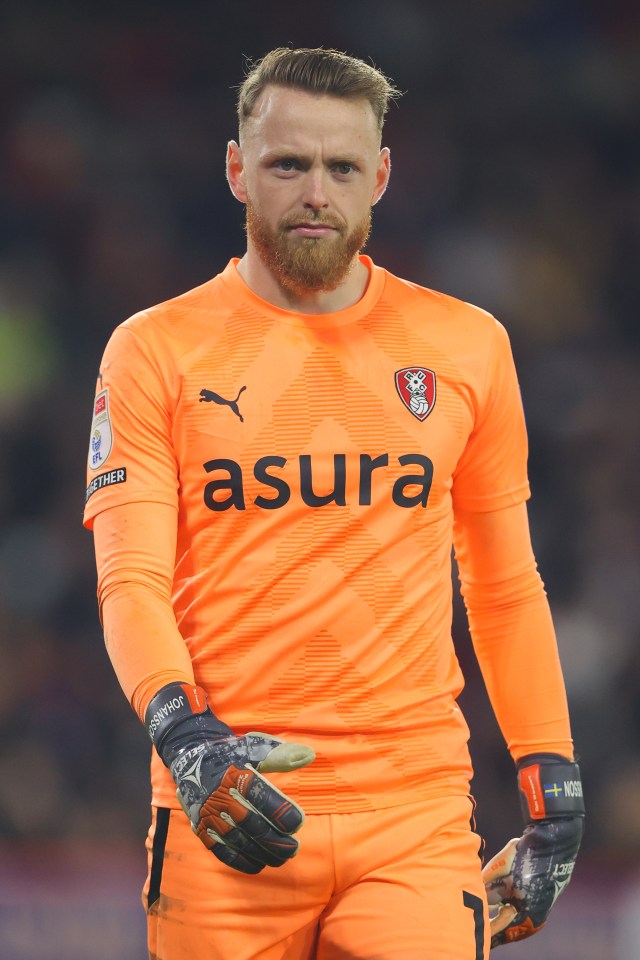 Rotherham's Viktor Johansson has shone in goal for the Millers