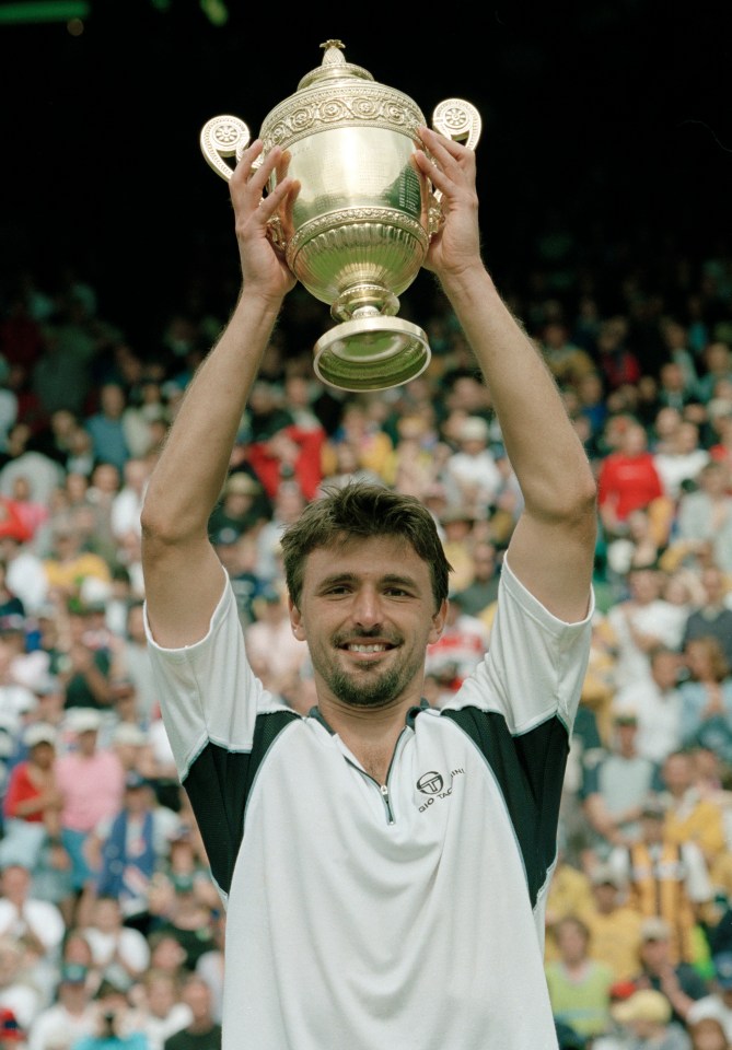 Goran Ivanišević was inducted into the International Tennis Hall of Fame after he retired