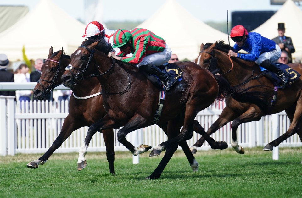 The Hardwicke Stakes is underway at Ascot