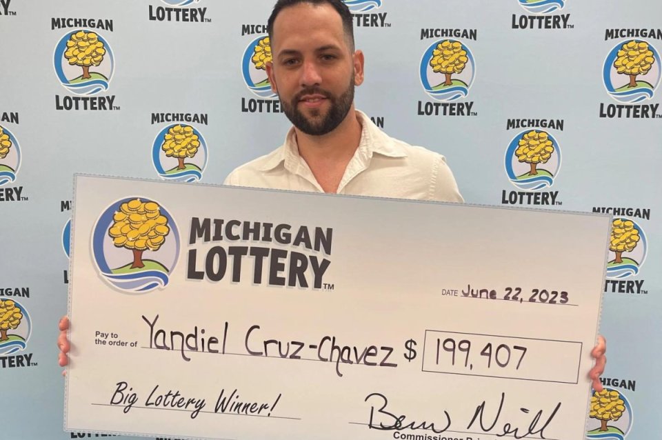 Yandiel Cruz-Chavez was completely oblivious to the fact that the lottery ticket was a huge winner