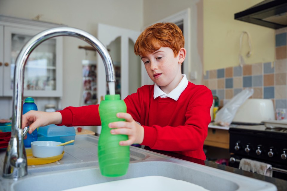 Most children take a reusable water bottle to school - but they could be harbouring more bacteria than a toilet seat