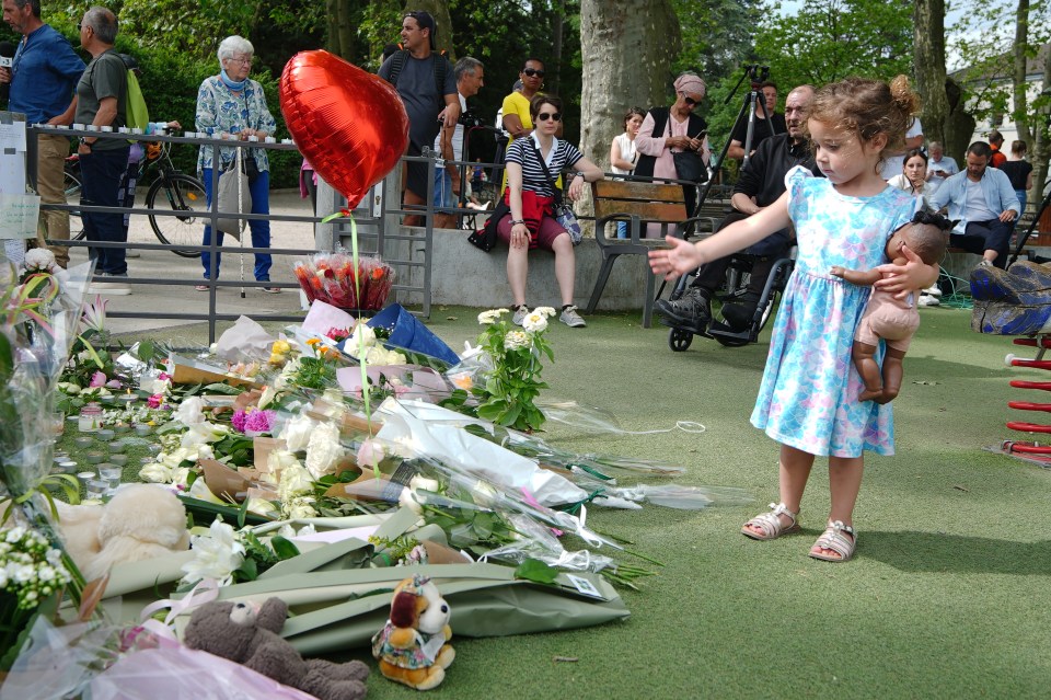 Masses of tributes have been left for the victims of yesterday's horror attack