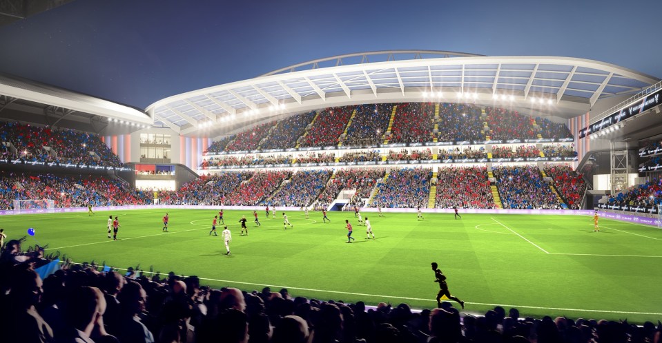 The new stand would house 13,500 supporters