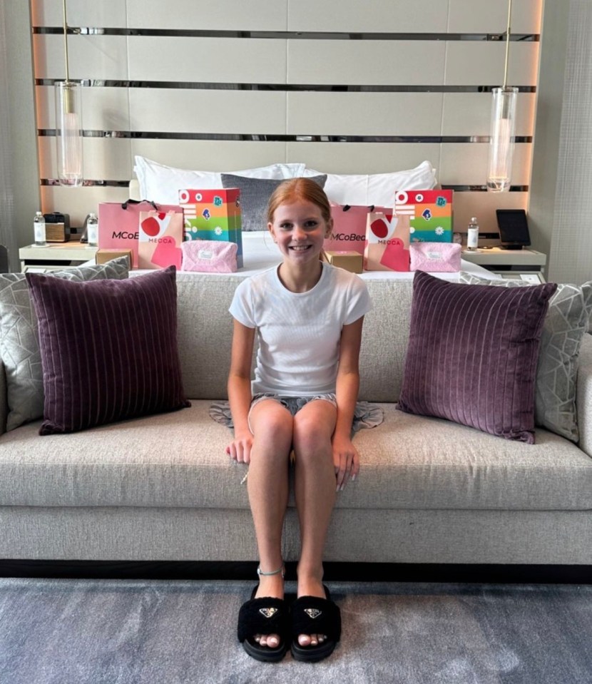 Pixie stayed in a £1k-a-night hotel to celebrate her 12th birthday