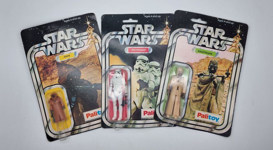 Star Wars figures are highly collectable with huge sums being paid for rare items