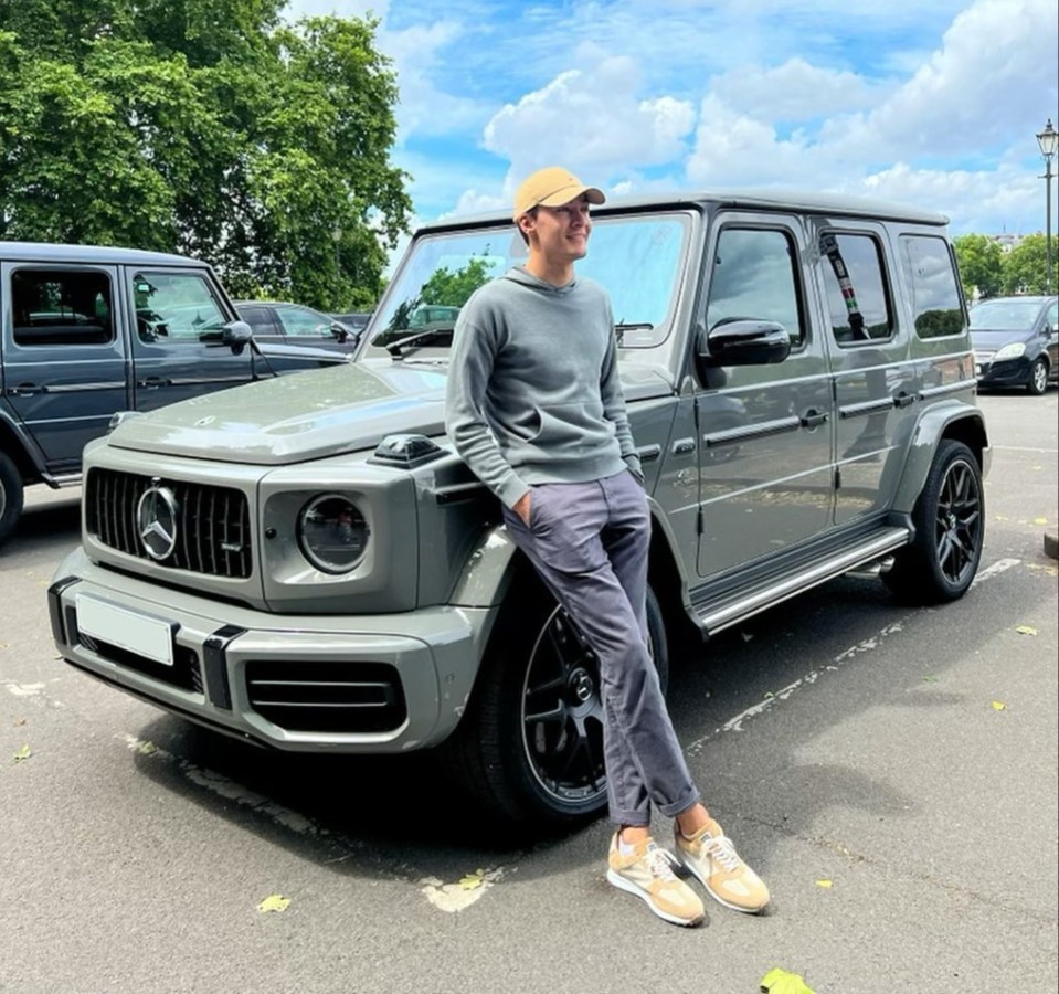 Russell proudly showed off his Mercedes-Benz G-Class on Instagram