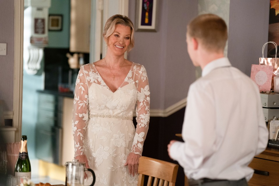 Kathy Beale tied the knot with Rocky Cotton