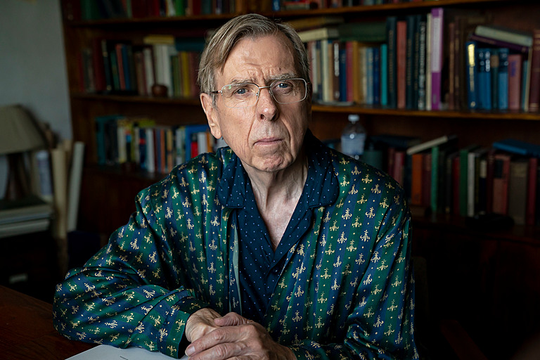 Timothy Spall plays author Peter Farquhar