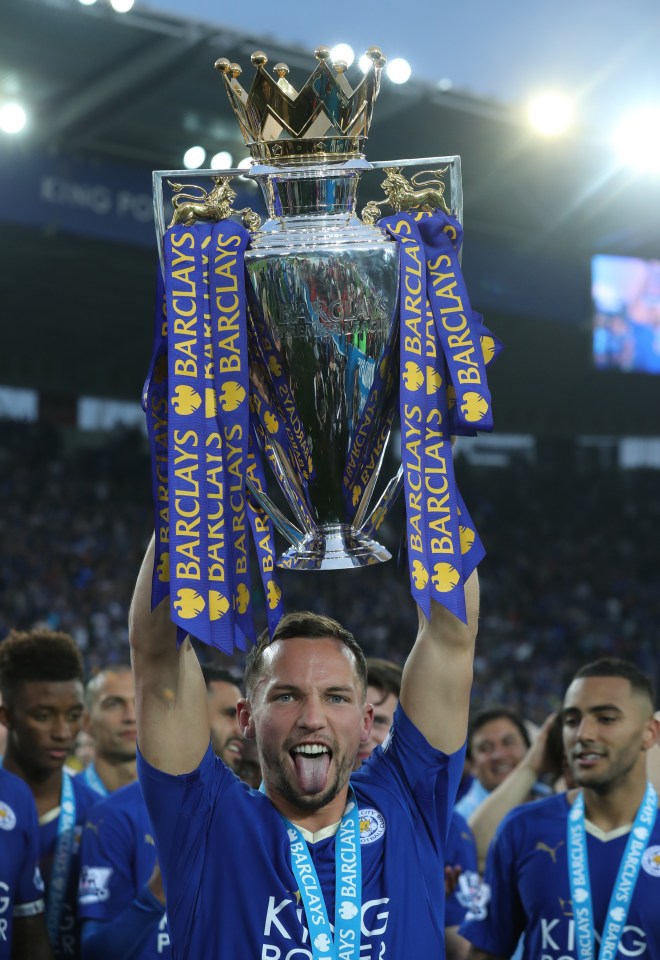 Danny Drinkwater won the Premier League with Leicester in 2016