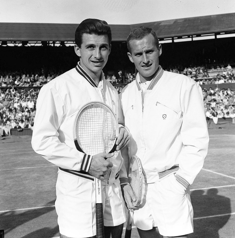 Neale Fraser (right) won Wimbledon in 1960... And was rewarded with a £15 shopping voucher