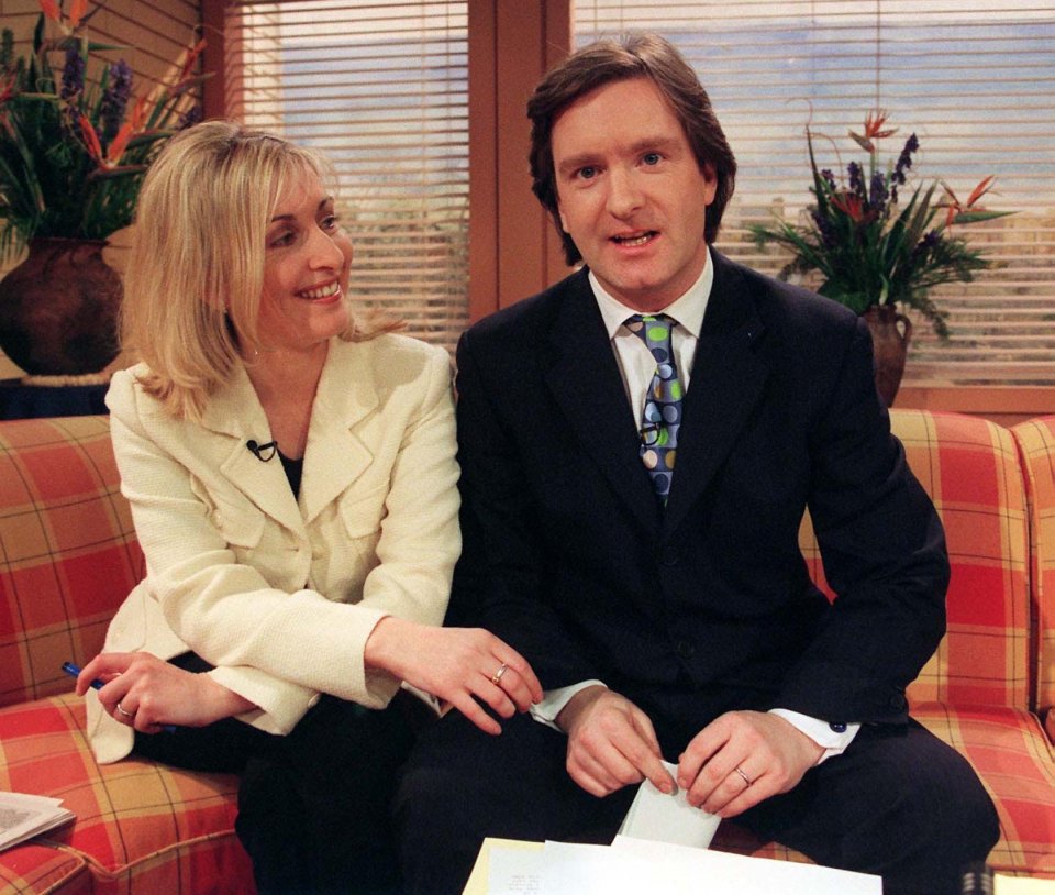 Fiona Phillips and Martin Frizell got married in 1997 when they both worked on ITV's then-breakfast show GMTV