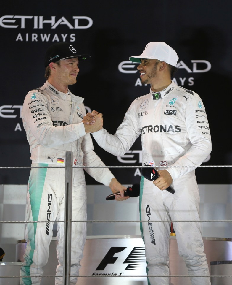 Nico Rosberg jokingly blamed his collision with Lewis Hamilton for denying him the feat