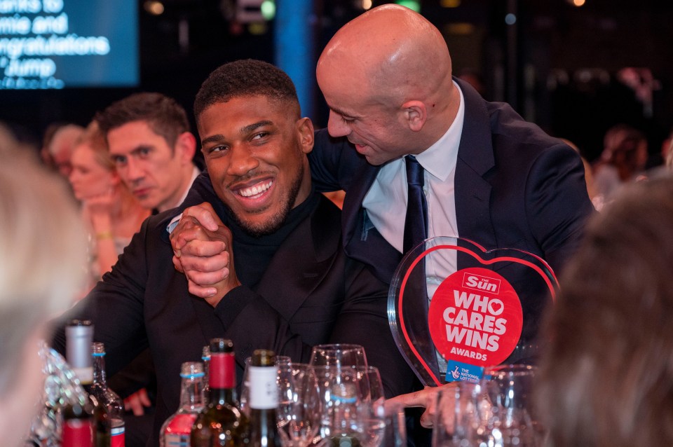 The Sun’s annual Who Cares Wins awards are back for their sixth year. Last year’s nominees were joined by Anthony Joshua (pictured with winner Dr Ahmed Hankir) at the ceremony