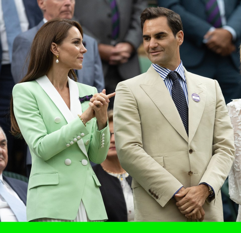 I could feel the electricity between Roger Federer and Kate as they beamed at each other in the Royal Box at Wimbledon