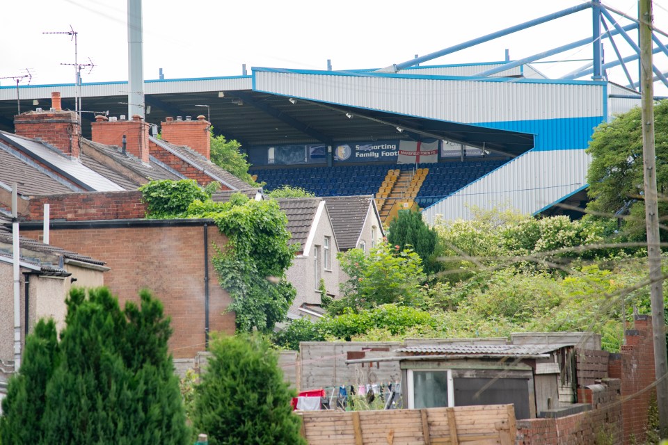 The 6,000 seater ground overlooks Victorian terraces