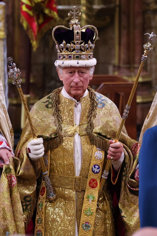 Charles spoke during the ceremony which had echoes of his Coronation in May