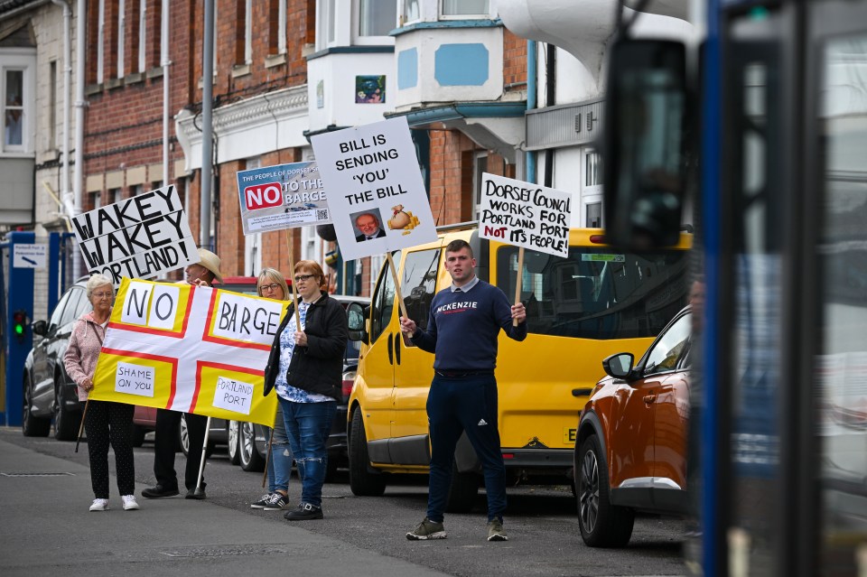 They accused Dorset council of working for Portland Port rather than residents