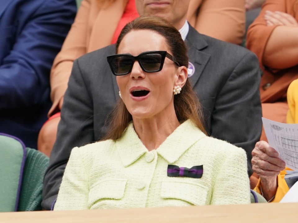 Kate Middleton took in all the drama from the heated game