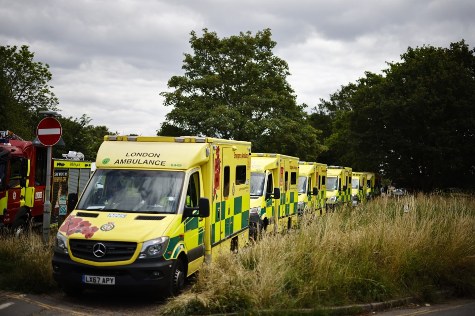 One man claimed he heard a baby 'crying uncontrollably' in an ambulance