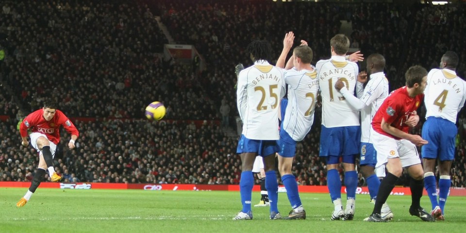 Mount was there to witness Cristiano Ronaldo's incredible free-kick against his beloved Pompey