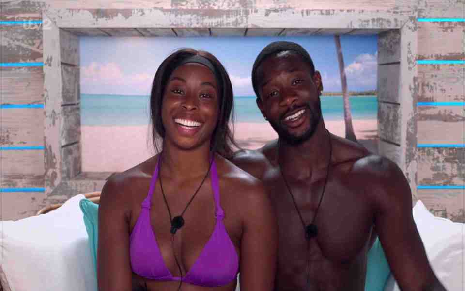 Catherine Agbaje and Elom Ahlijah Wilson from Love Island.