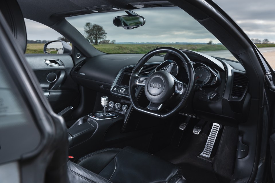 The cabin is driver-focused and full of quality touches