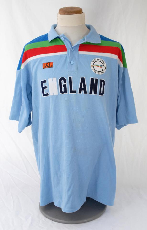 His England top sold for £11,000