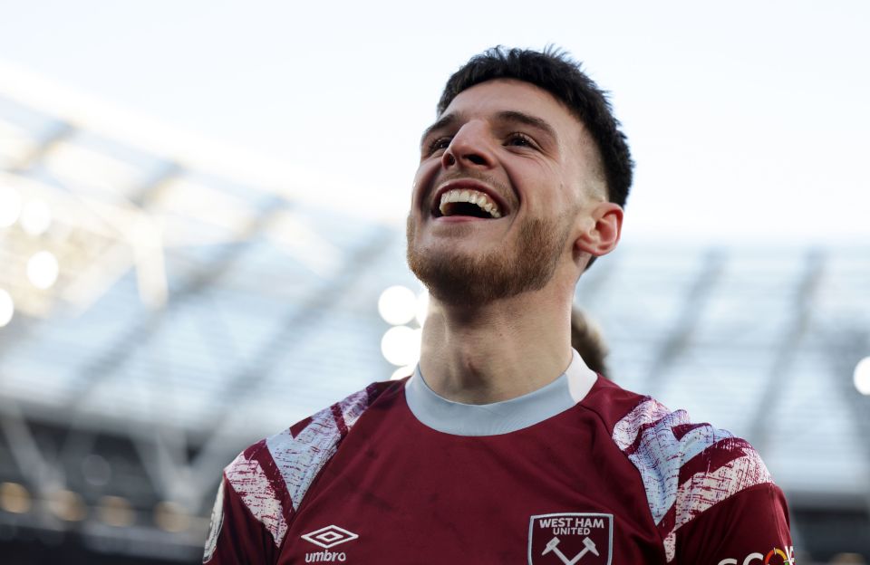 Declan Rice hopes to complete his £105m transfer to Arsenal this week