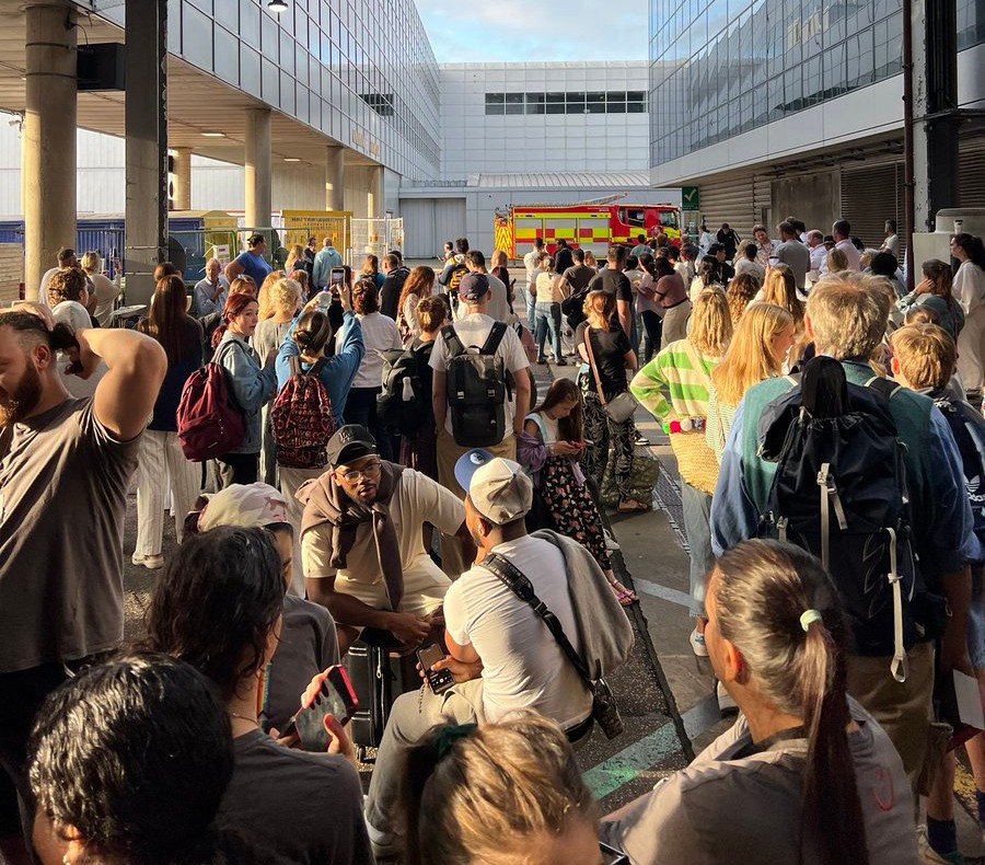 Gatwick's North Terminal was evacuated this morning