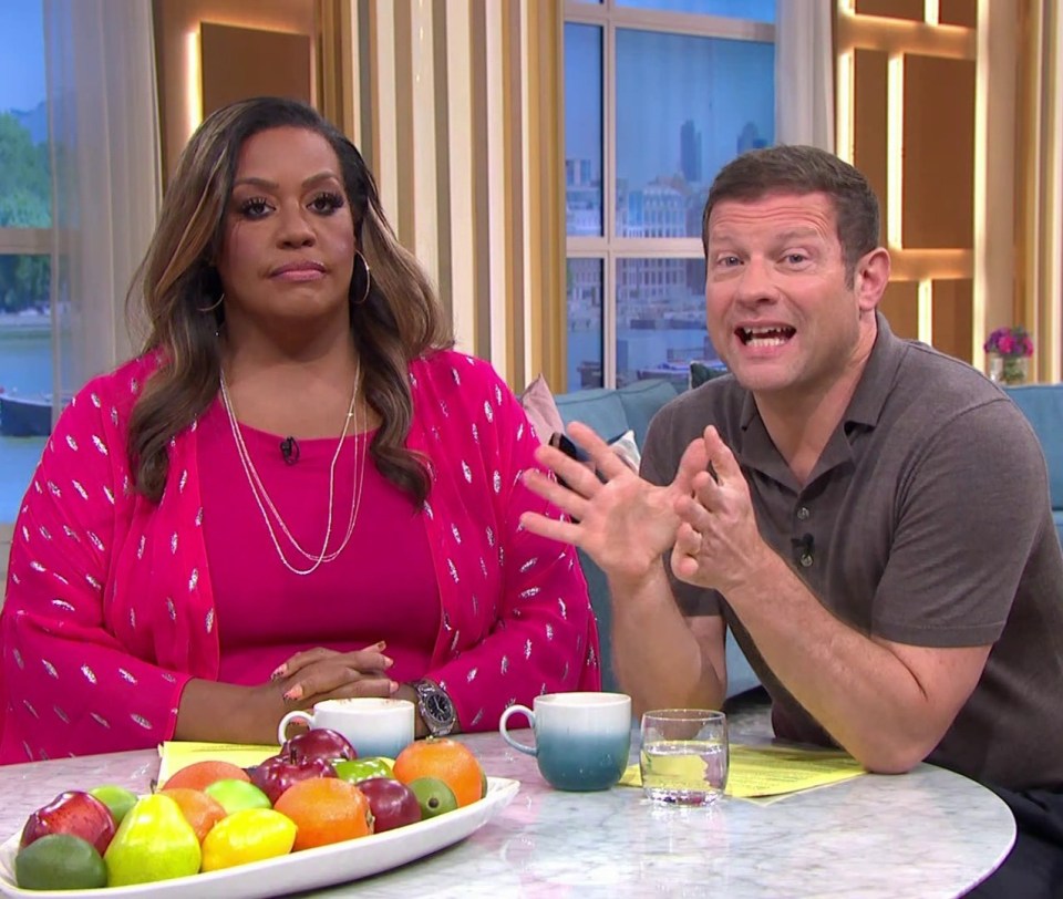 Dermot O'Leary was forced to apologise to This Morning viewers today