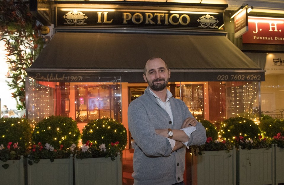 James Chiavarini is the owner of Il Portico, the restaurant that was attacked