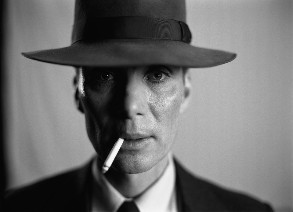 Cillian Murphy as the title character in Oppenheimer