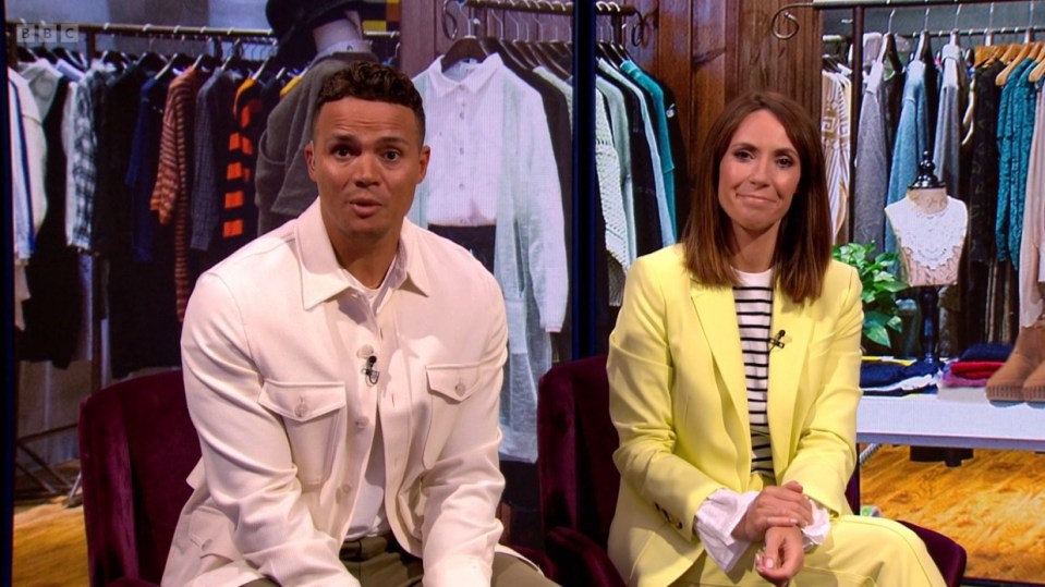 Alex Jones and Jermaine Jenas took to the airwaves to present Monday's edition (24 July) of The One Show