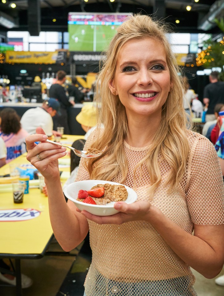 Rachel has teamed up with Weetabix – the nation’s favourite cereal brand who are an official partner of the Football Associations