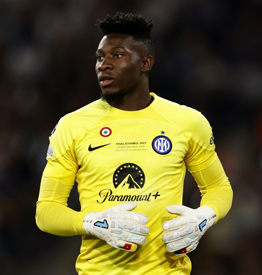 ISTANBUL - FC Internazionale Milano goalkeeper Andre Onana during the UEFA Champions League Final between Manchester City FC and FC Inter Milan at Ataturk Olympic Stadium on June 10, 2023 in Istanbul, Turkey. AP | Dutch Height | MAURICE OF STONE (Photo by ANP via Getty Images)