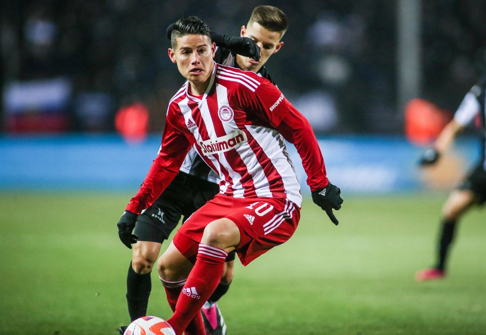 Rodriguez most recently played for Olympiacos in Greece