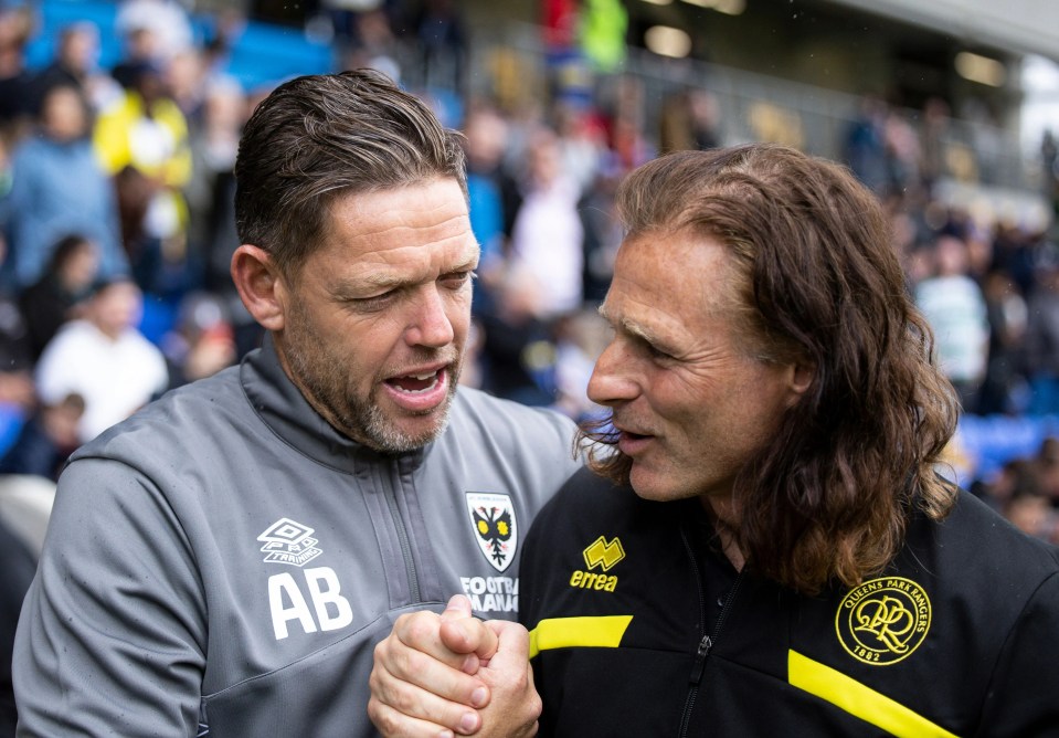 Gareth Ainsworth was happy with his side's build-up play