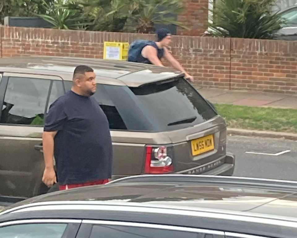 Harvey had been in the car with his mum when she was pulled over