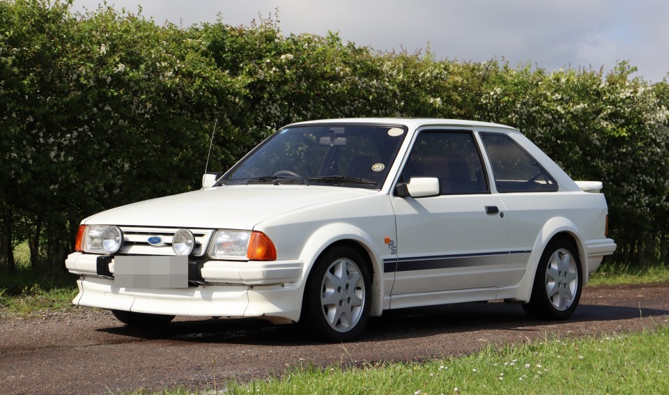 1986 Ford Escort RS Turbo<br />
One owner and just c.37,000 miles from new<br />
Sold for £41,625</p>
<p>Developed by Ford's Special Vehicle Engineering Department, the Escort RS Turbo broke cover in October 1984.</p>
<p>//www.handh.co.uk/auction/lot/lot-52---1986-ford-escort-rs-turbo